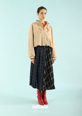 Nude Zip-Up Woven Jacket