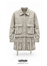 Double Layer Pockets Jacket