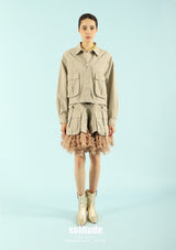 Double Layer Pockets Jacket