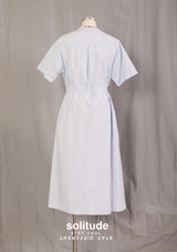 Powder Blue Drawstring Dress