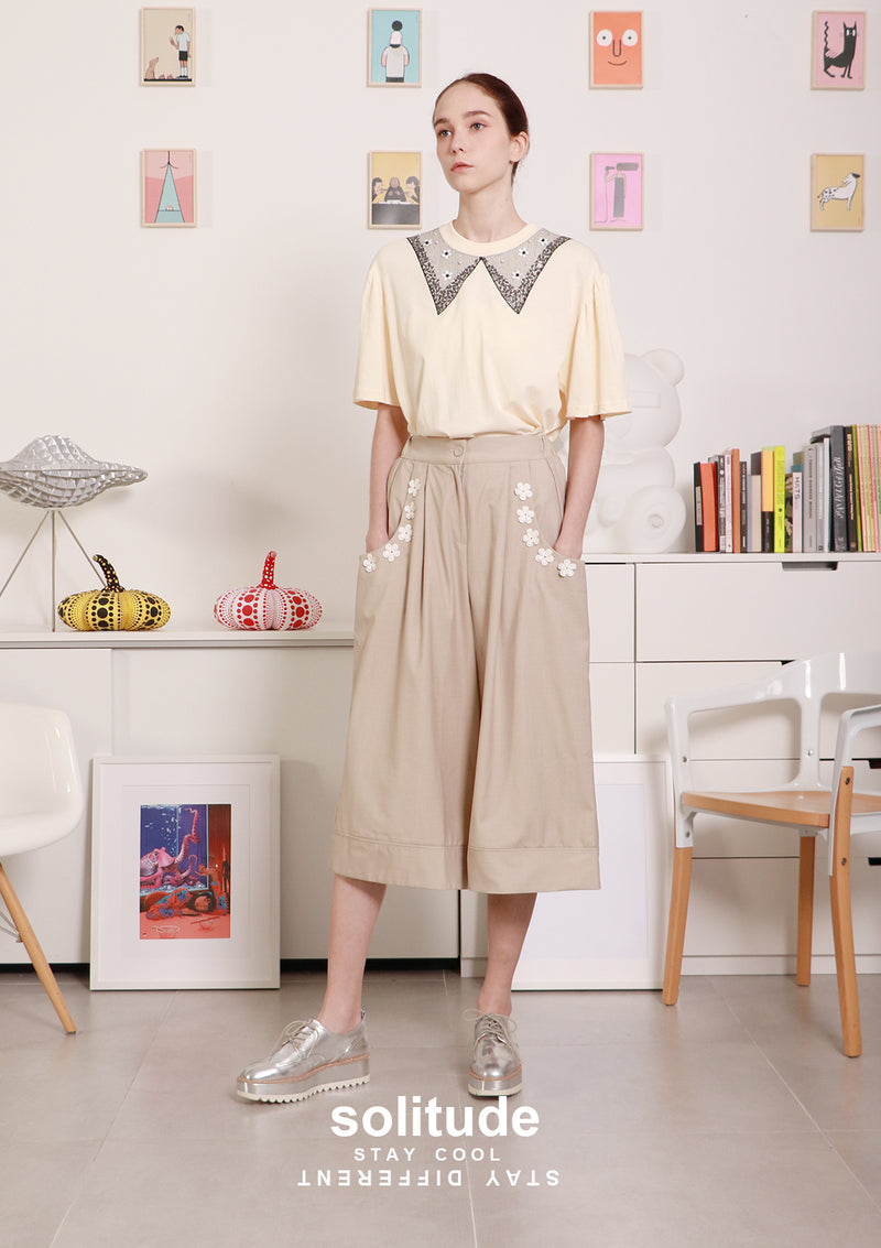 Beige Culottes