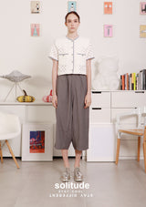 Eyelet Short Sleeves Jacket