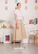 Fancy Fabric Short Sleeves Jacket