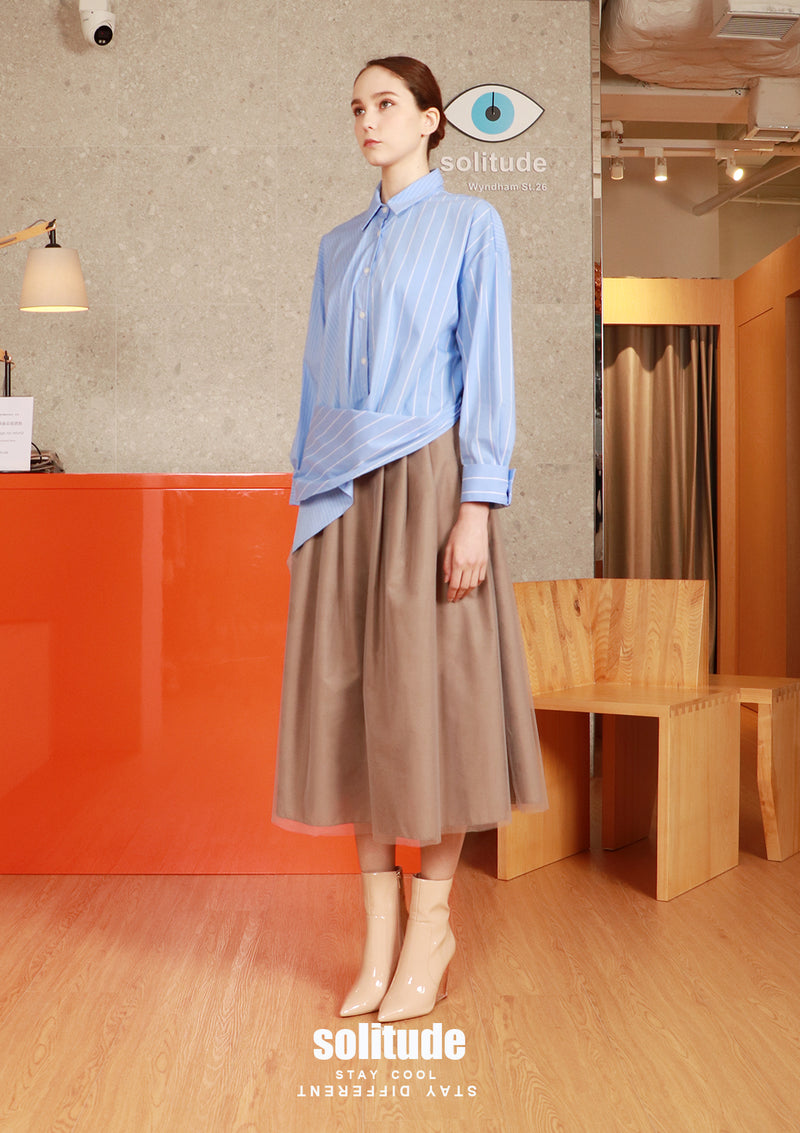 Blue Stripe Two Ways Shirt