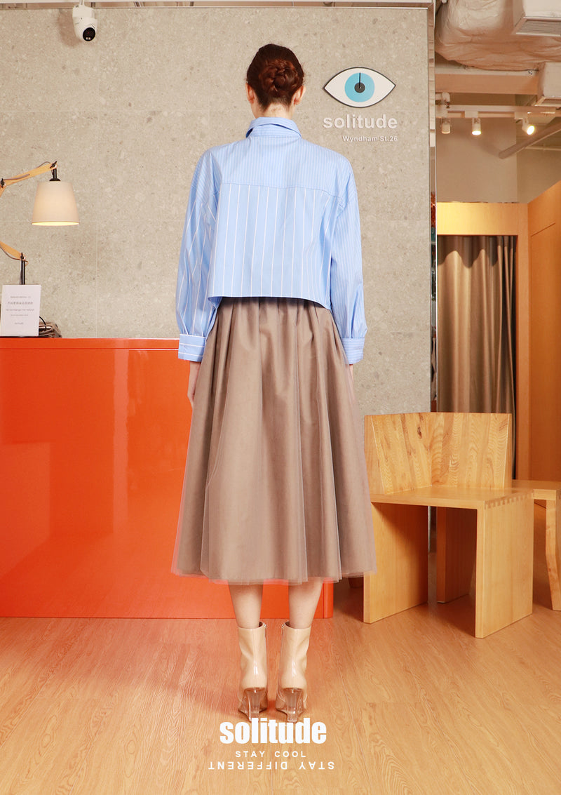Blue Stripe Two Ways Shirt