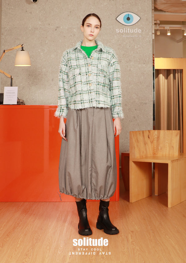 Checkered Over-sized Jacket