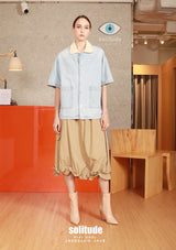 Washed Denim Sleeveless Jacket
