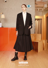 Dark Grey Army Pocket Drop Shoulder Jacket