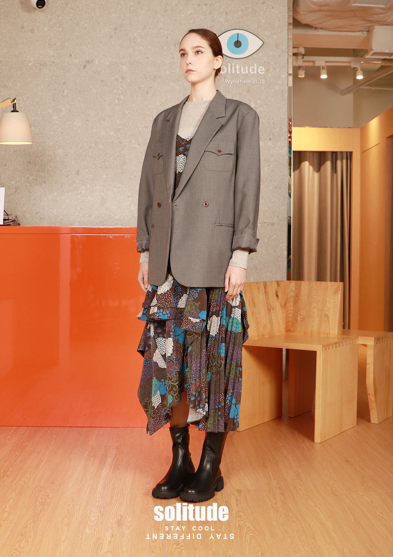 Army Pockets Drop-shoulder Jacket
