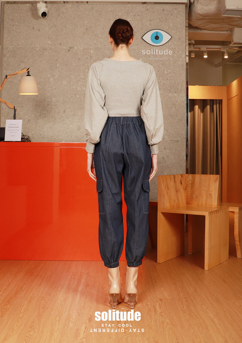 Grey Ribbon Sweatshirt
