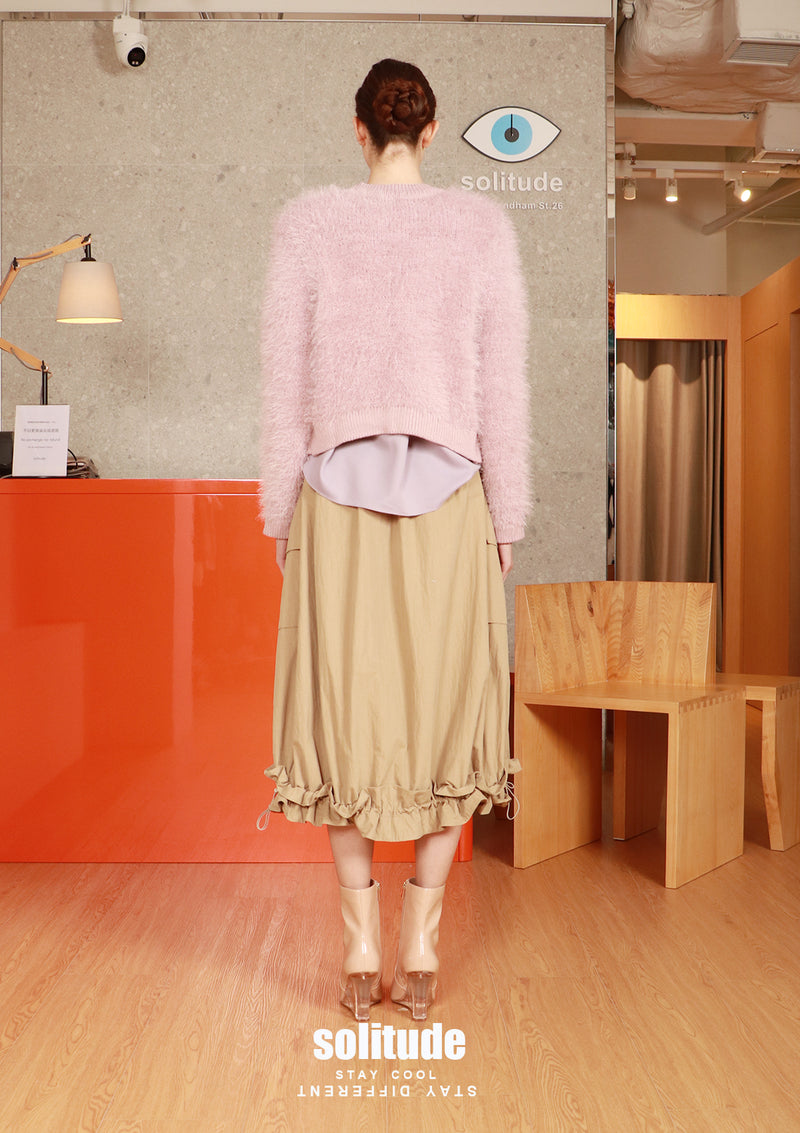 Purple Acrylic Cardigan