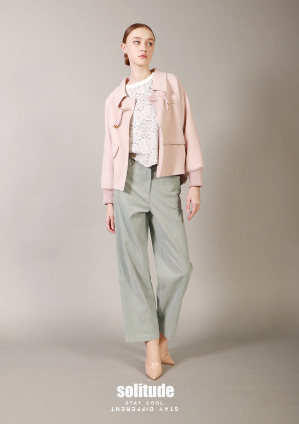 Pastel Pink Wool Jacket