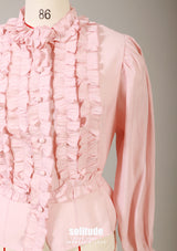 Pastel Pink Ruffles Shirt