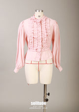 Pastel Pink Ruffles Shirt