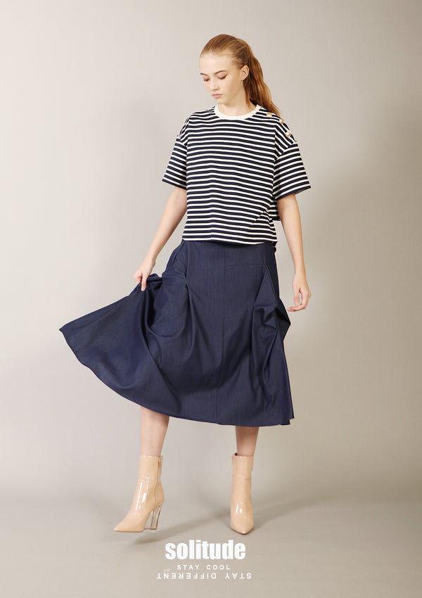 Dark Blue 3D Skirt