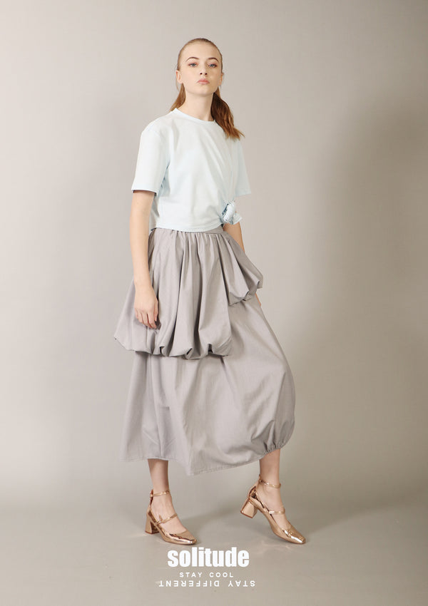 Grey Ruff Skirt