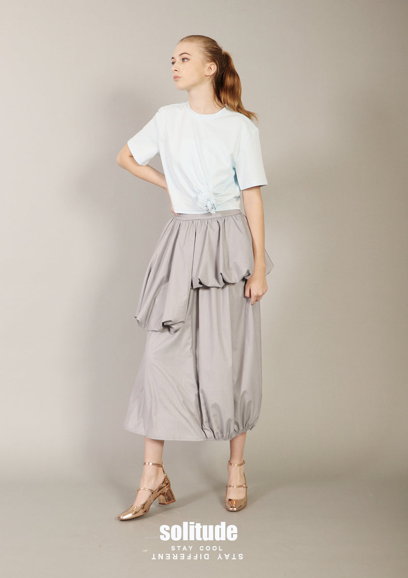 Grey Ruff Skirt