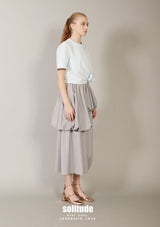 Grey Ruff Skirt