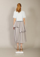 Grey Ruff Skirt