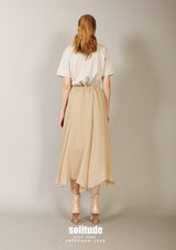 Beige Triple Layered Skirt