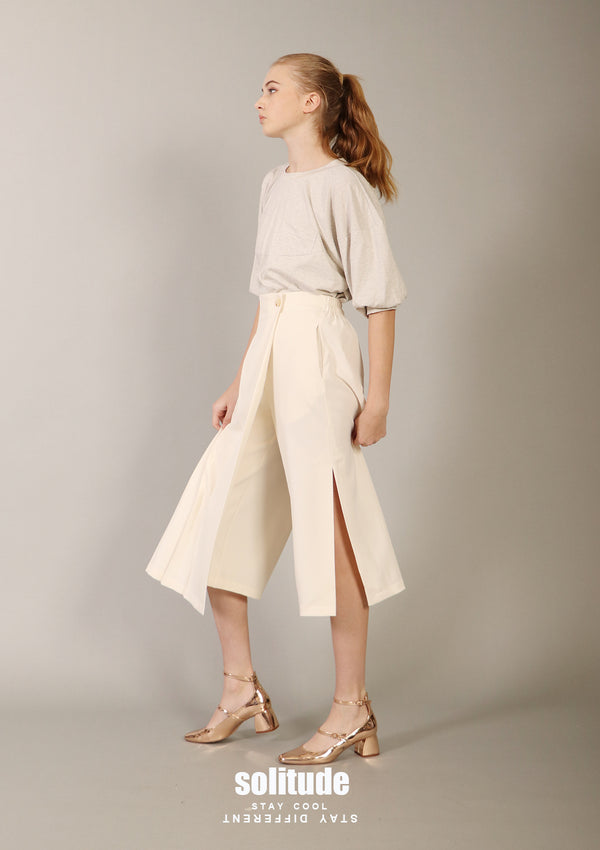 Off-White Pleated Pantskirt