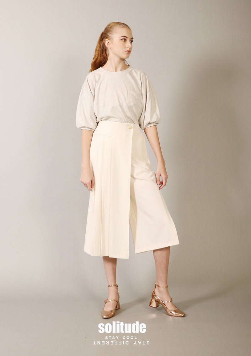 Off-White Pleated Pantskirt