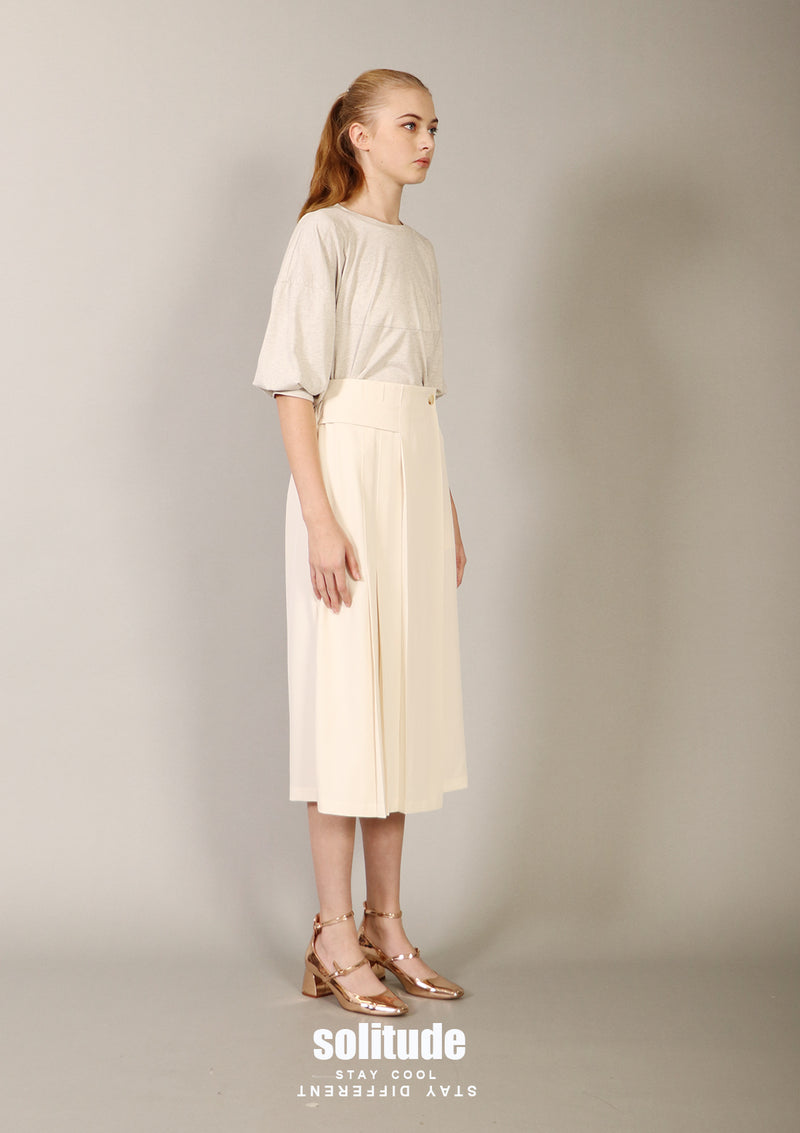 Off-White Pleated Pantskirt