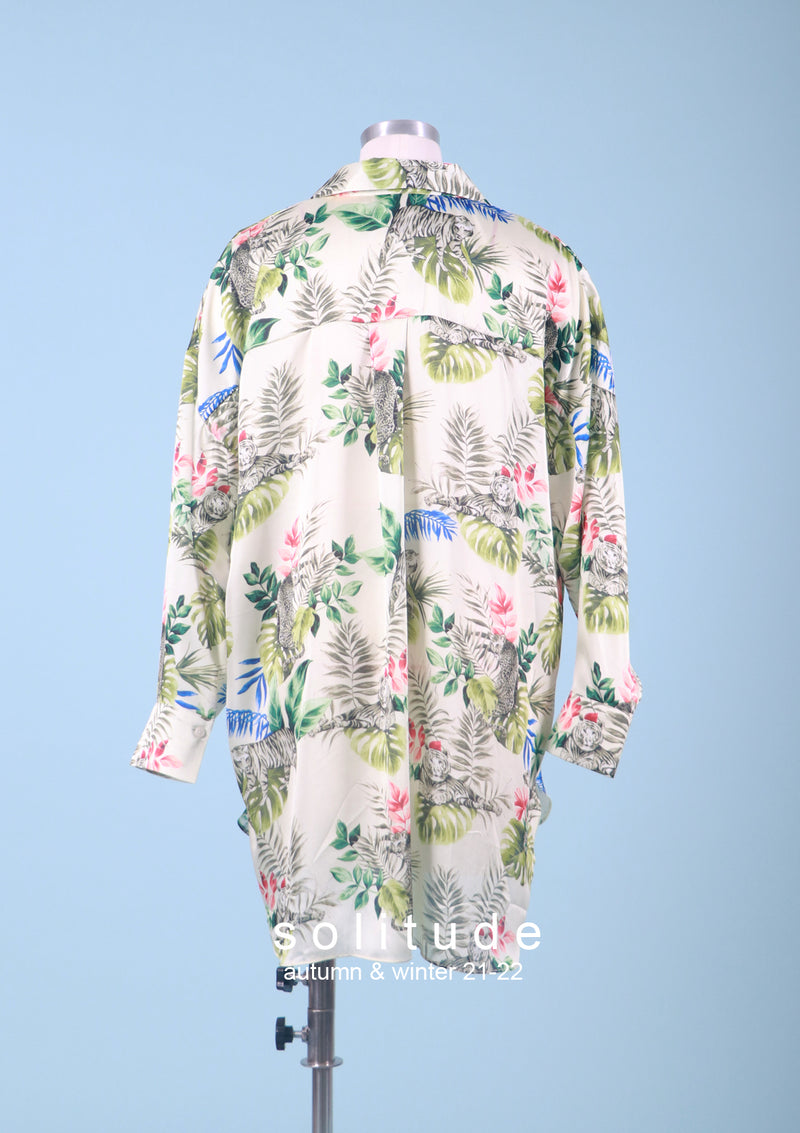 Floral Satin Shirt