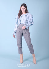 Grey Checkered Trousers