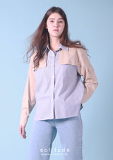 Mixed Fabrics Shirt