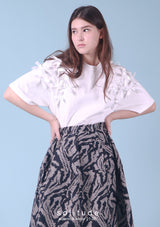 White Bow Tee