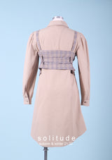 All in One Dress with Vest Set