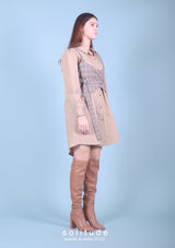 All in One Dress with Vest Set
