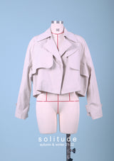 Woven Crop Jacket