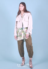 Woven Crop Jacket