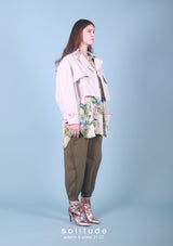 Woven Crop Jacket