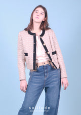Beige Tweed Jacket