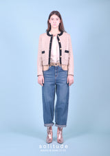 Beige Tweed Jacket