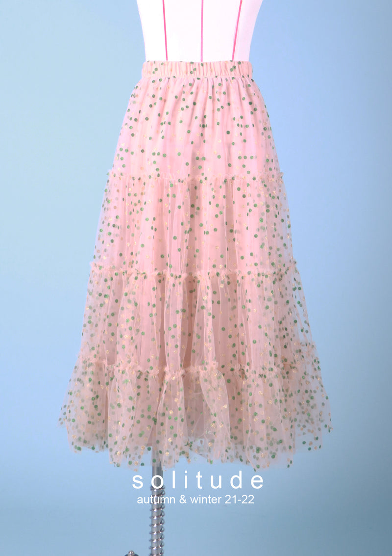 Dot Tulle Skirt
