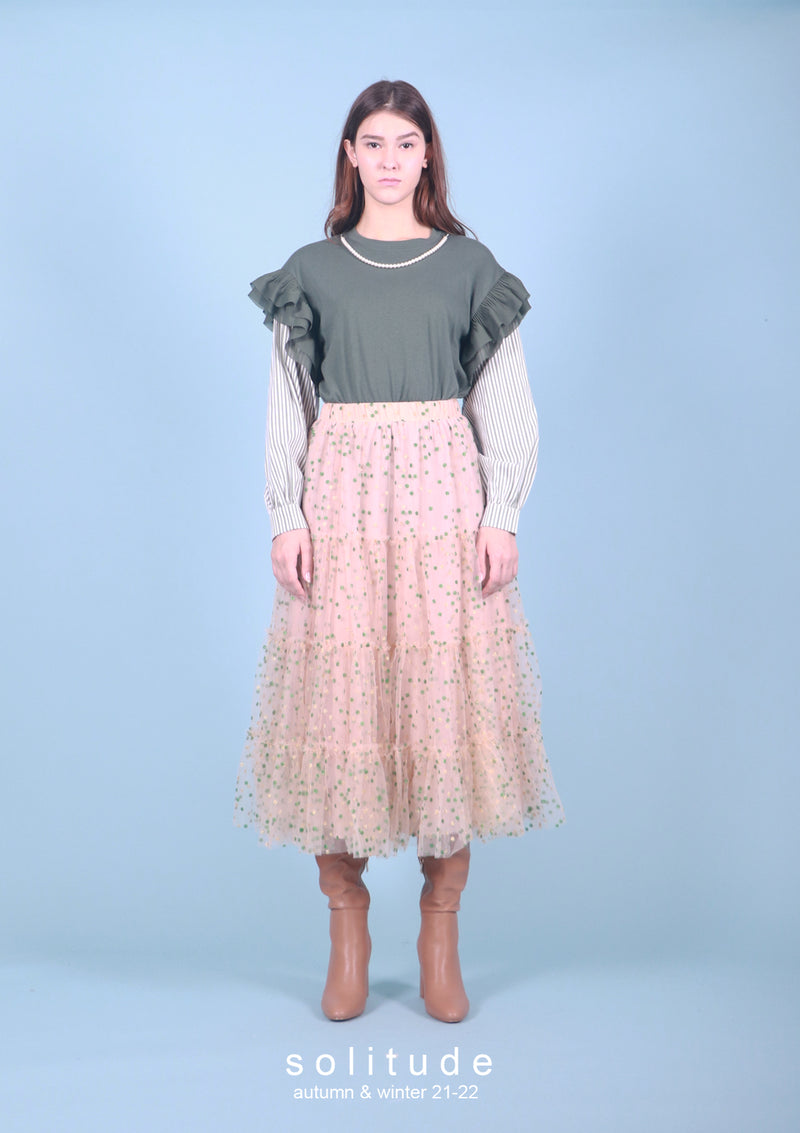 Dot Tulle Skirt