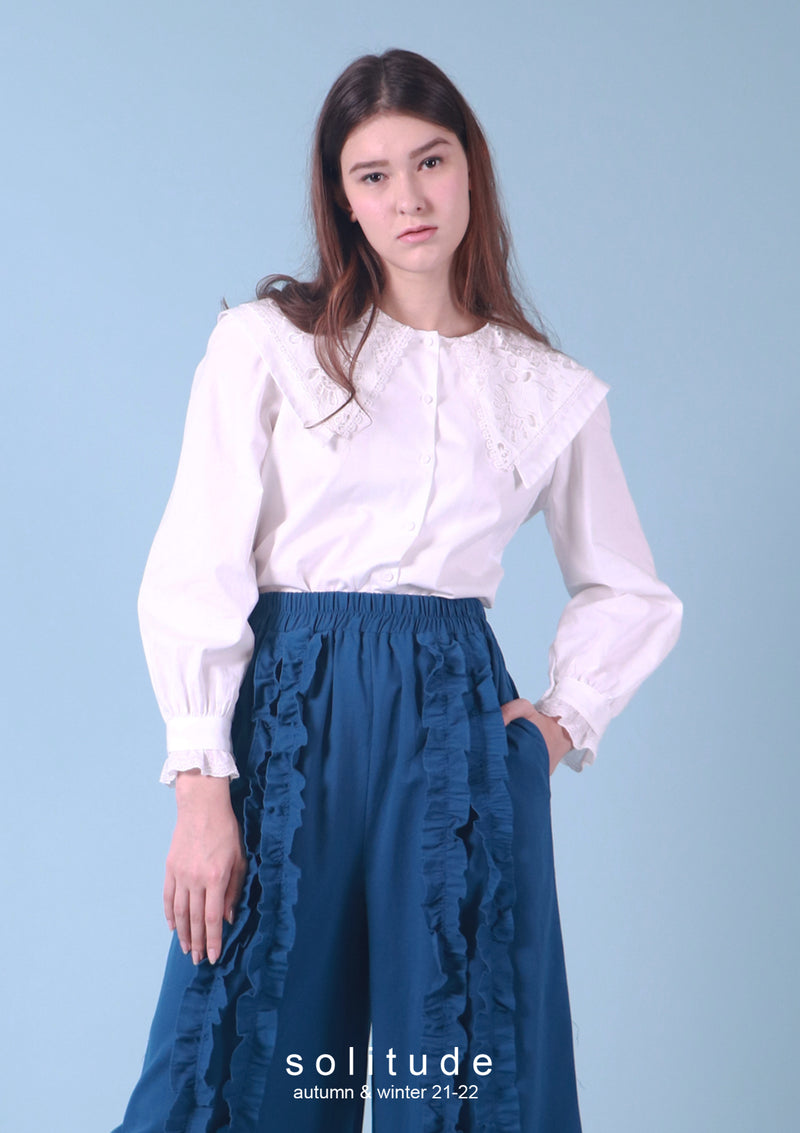 Lace Collar Shirt