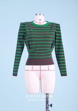 Padded Shoulder Top