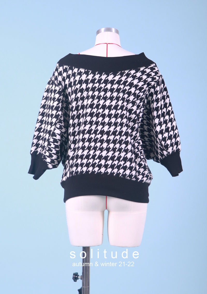 Houndstooth Top