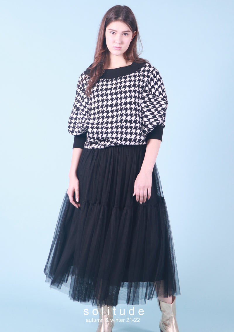 Houndstooth Top