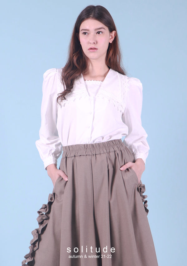 Lace Collar Top