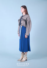 Herringbone Crop Jacket