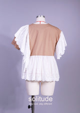 LACE MIXED TOP