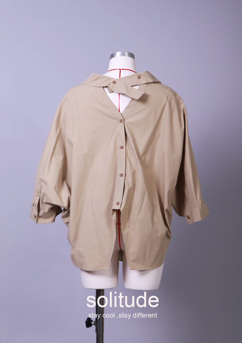 OPEN BACK SHIRT