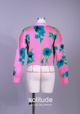 FLORAL PRINT CARDIGAN