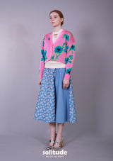 FLORAL PRINT CARDIGAN